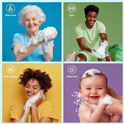 Disposable Rinse Free Bathing Wipes