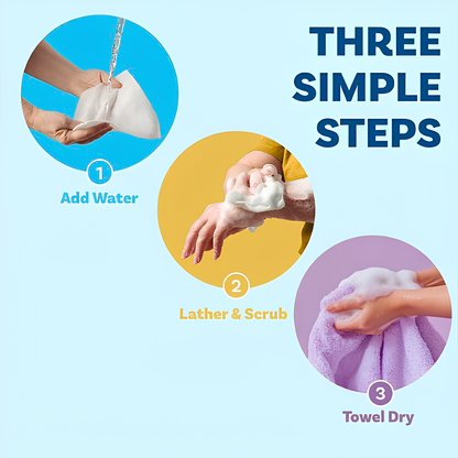 Disposable Rinse Free Bathing Wipes